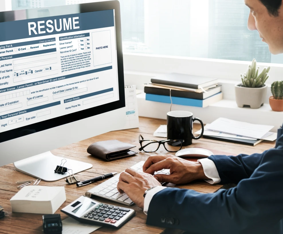 "Executive resume writer in India helping senior professionals with career documents"